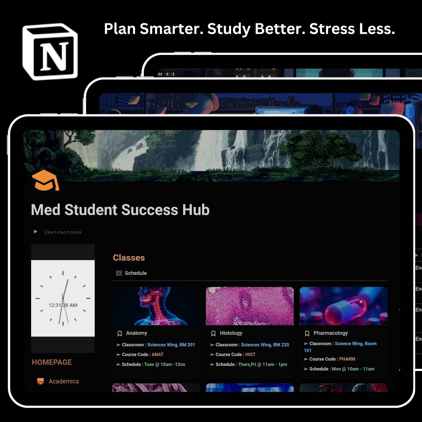Ultimate Med Student Success Hub: All in One Notion Templates